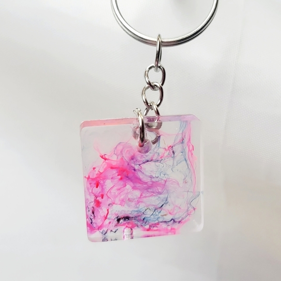 5/$25 Handmade Resin Keychain - Picture 1 of 3